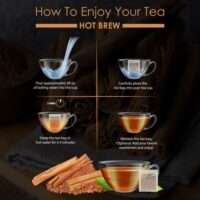Ceylon Cinnamon Drink 100 Tea Bags + Worldwide Free Shipping - Image 4